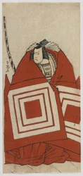 Kabuki Actor Ichikawa Yaozo III in a Shibaraku Role, Edo period, late 1780s